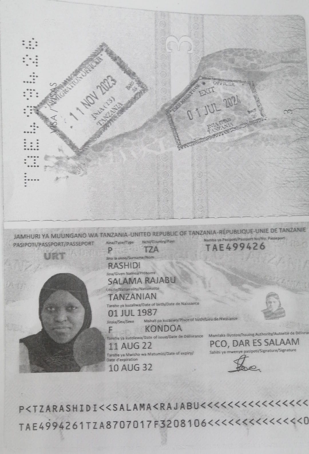 SALAMA RAJABU RASHIDI